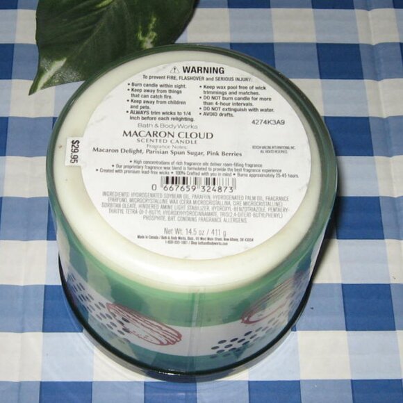 BBW Emily In Paris Macaron Cloud 3 Wick Candle 3 Wick Candle Limited Edition NIB - Picture 7 of 8